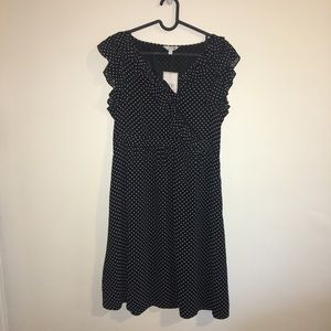 PURE Alfred Sung Polka Dot dress size L